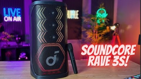 SoundCore Rave 3s Ai Speaker/Karaoke Machine - So Good!
