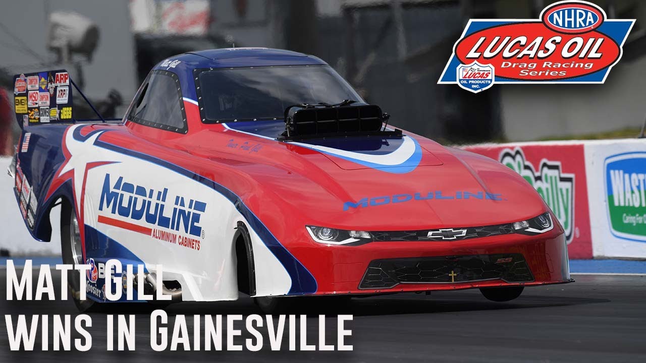 Matt Gill wins Top Alcohol Funny Car at the AMALIE Motor Oil NHRA