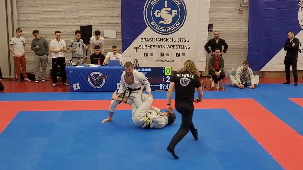 BJJ Black Belts Fast Paced Finals Flying Triangle Submission