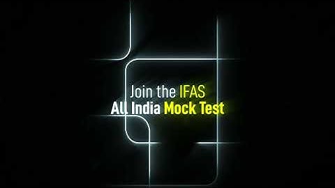 All India Mock Test for CSIR NET Aspirants | IFAS