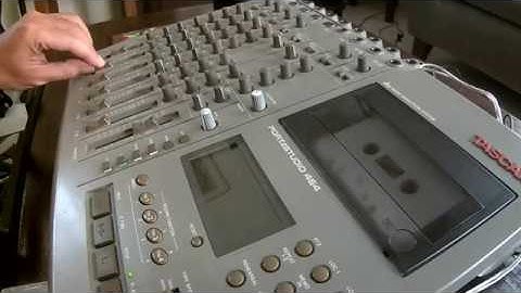 tape loop 4 track with tascam portastudio 464