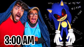 We had a sleepover at my house and played scary games.