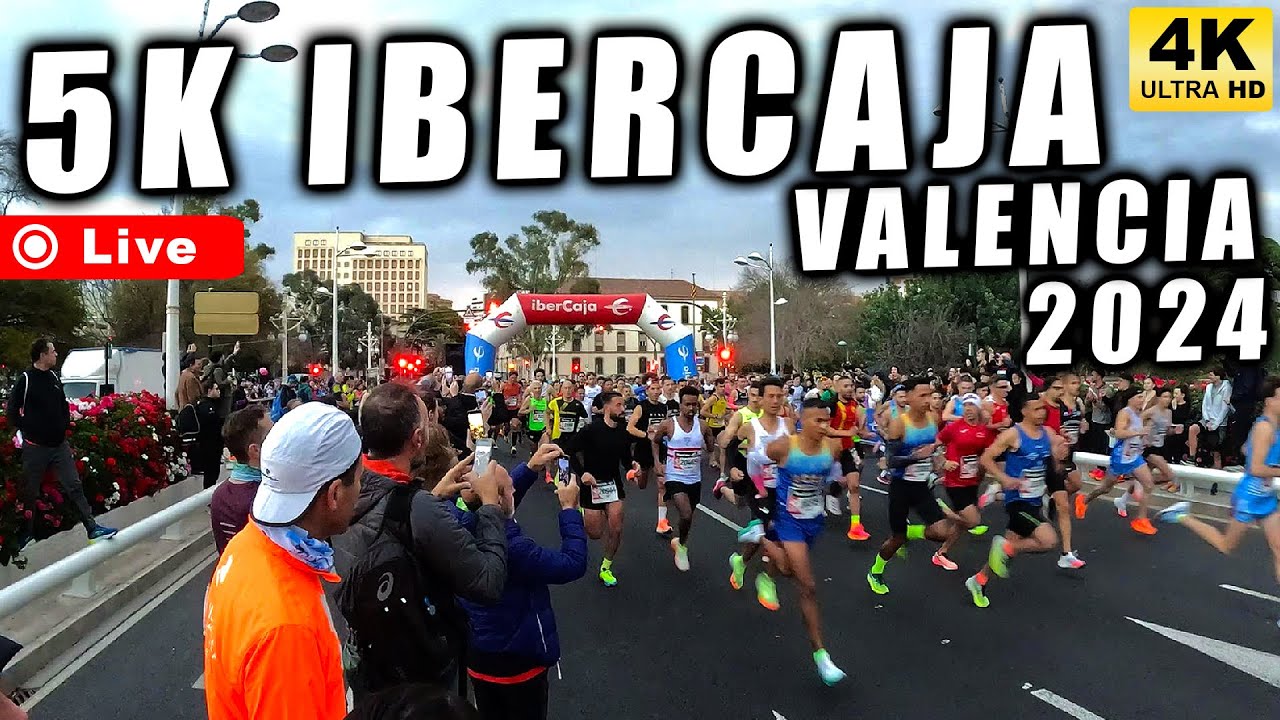 5K IBERCAJA VALENCIA 2024 🔴 LIVE PRIMEROS CLASIFICADOS 🎥