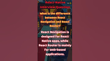 🔥 Must-Know React Native Interview Questions & Answers! | Get Hired Fast! #ReactNative #Shorts"