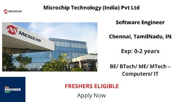 Microchip | Freshers | Software Engineer | BE/ BTech/ ME/ MTech – Computers/ IT | Chennai