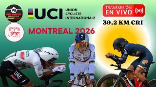 MUNDIAL DE CICLISMO 🚴 39.2 KM CRI ELITE | REMCO EVENEPOEL, WALTER VARGAS Y GANNA | EN VIVO