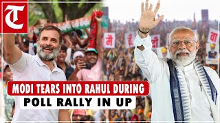 With 10 ‘khata-khat’ barbs, PM Modi tears into Rahul Gandhi in UP's Pratapgarh