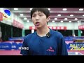 Provincial player learn backhand in table tennis