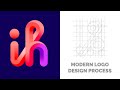 Grid logo design process  adobe illustrator tutorial