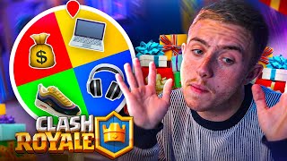 TU ME BATS SUR CLASH ROYALE, TU GAGNES UN CADEAU ! (La Roulette #1)