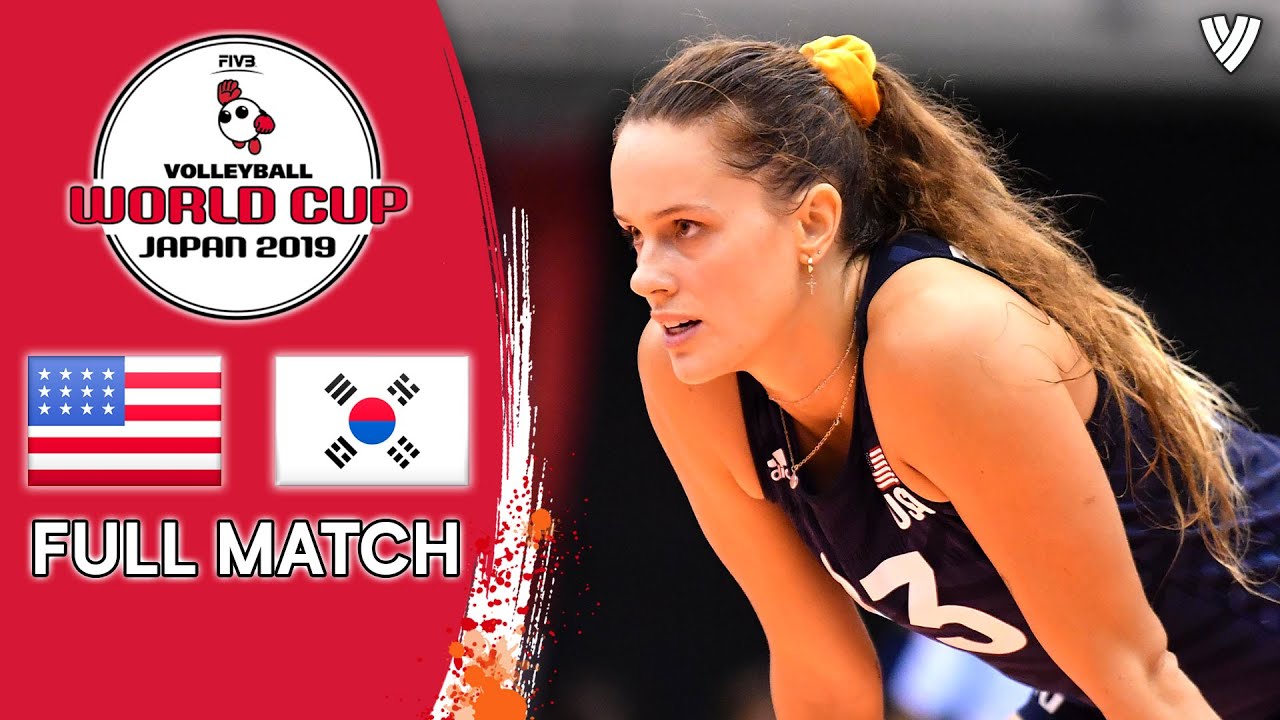 USA 🆚 Korea Full Match Women’s Volleyball World Cup 2019 YouTube