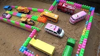 Garage Construction Cars Toys for Children | Dump Truck, Bulldozer, Sand Trucks for Kids & Toddlers Enjoy and Subscribe to #