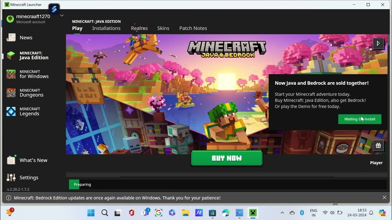 how to install minecraft demo java edition - YouTube