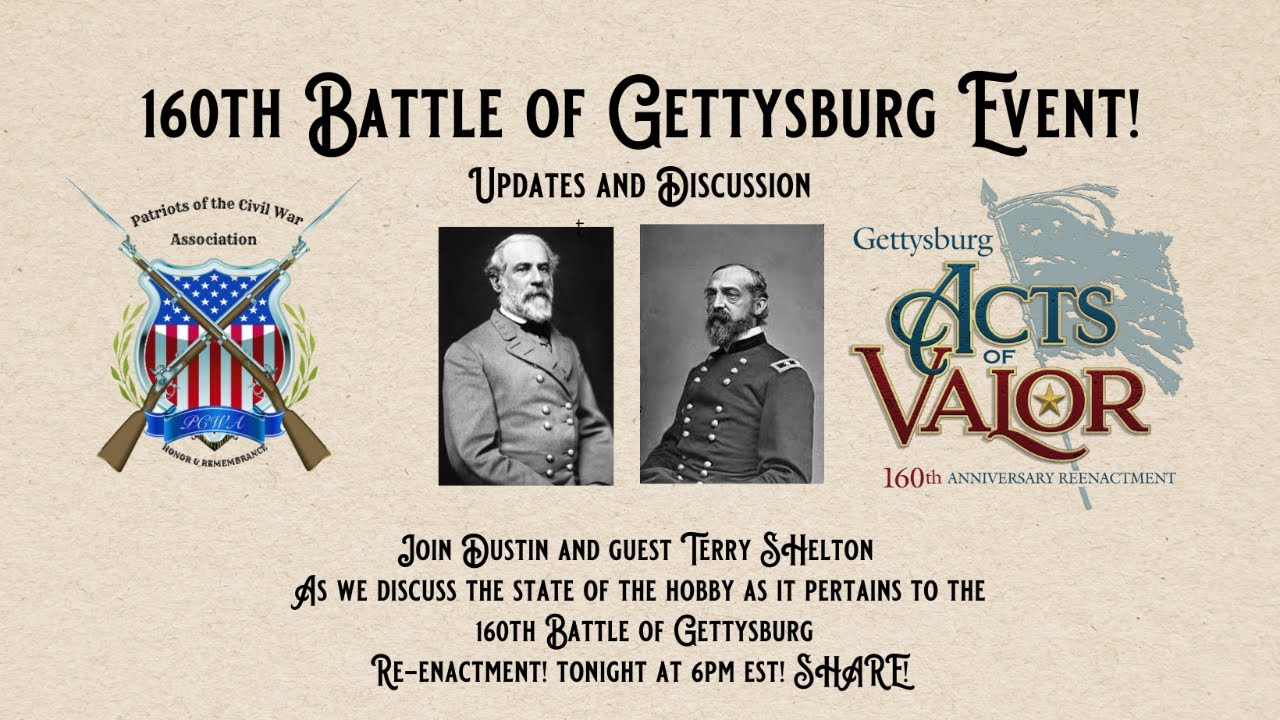 discussion-and-updates-of-the-pcwa-160th-battle-of-gettysburg-re