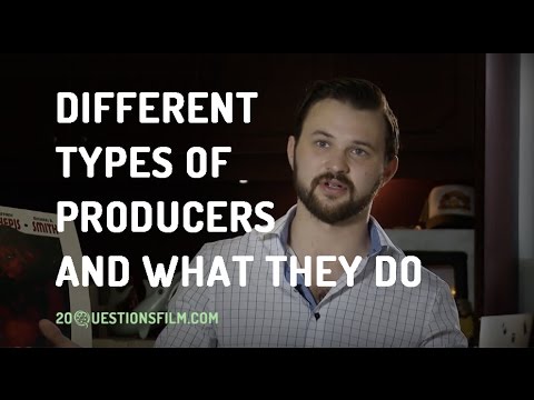 What are the different types of producers and their roles in the film industry?