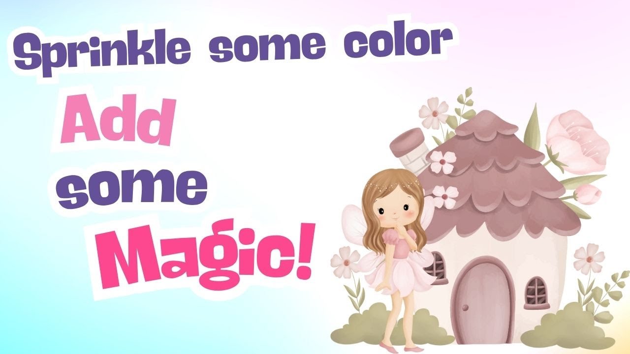 Fairies and Forest Friends - Coloring Book by Lulu Scribbles  Designs