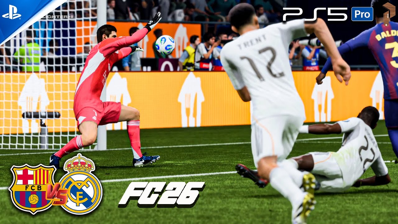 EL CLÁSICO HIGHLIGHT REPLAY ⚔️ Barça vs Real Madrid | EA Sports FC 26 