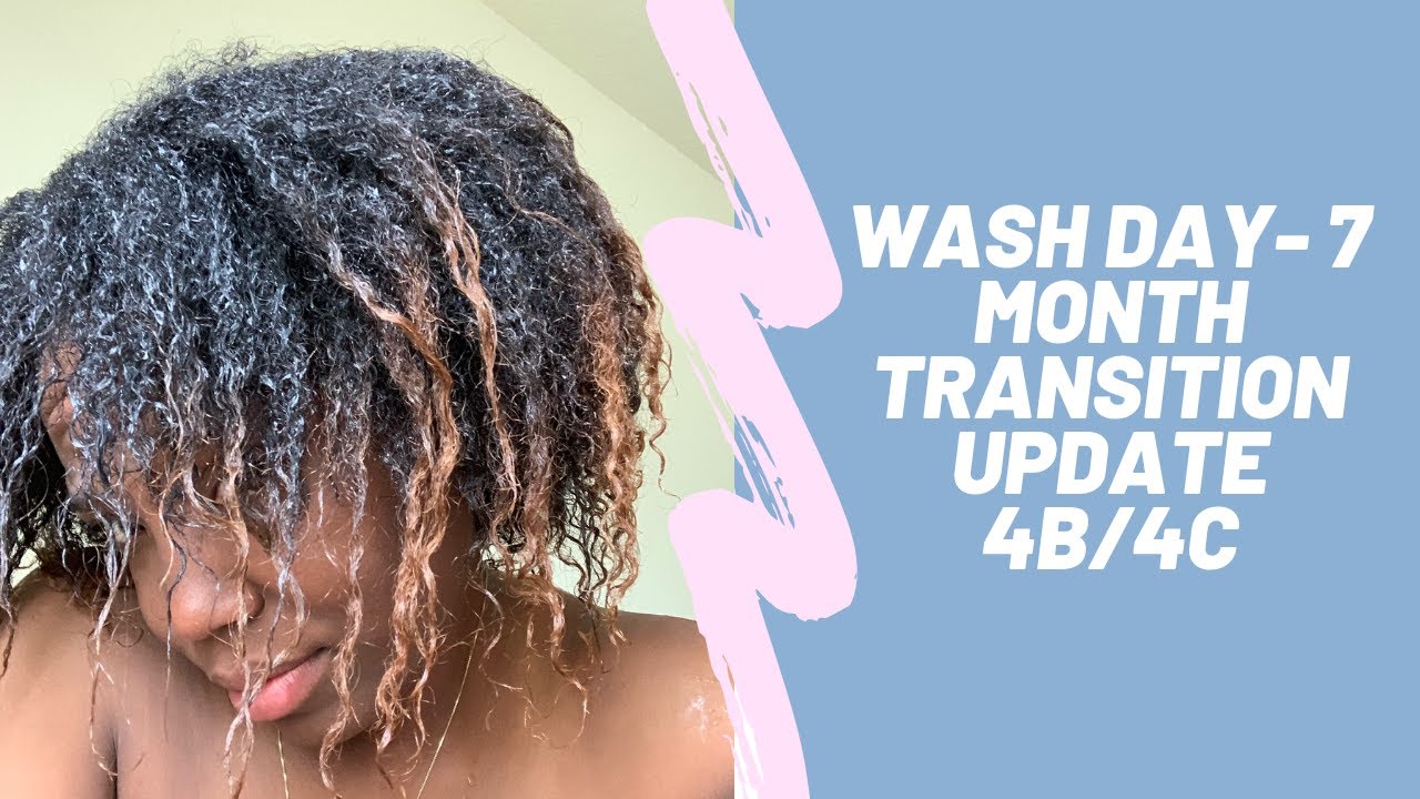 Wash Day For Transitioning Natural Hair (7 month update) YouTube