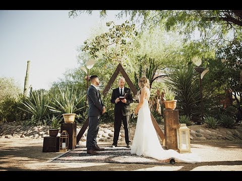 Southwestern Destination Wedding At Desert Botanical Garden