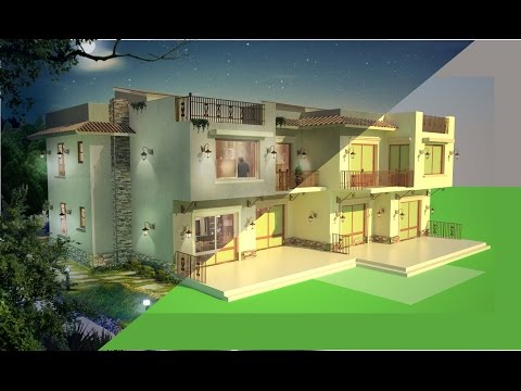 Compositing a D Architectural Rendering using Photoshop & ds Max