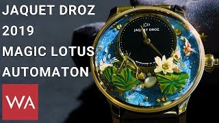 Sports Performance Jaquet Droz 2019. Magic Lotus Automaton - A ticking Zen garden.