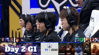 T1 vs EDG | Day 2 Group B S11 LoL Worlds 2021 | T1 vs Edward Gaming - Groups full game