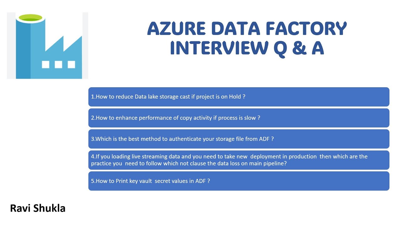 AZURE DATA FACTORY INTERVIEW Q & A:- Flipkart interview question being ...