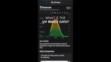 What is the UV Index?