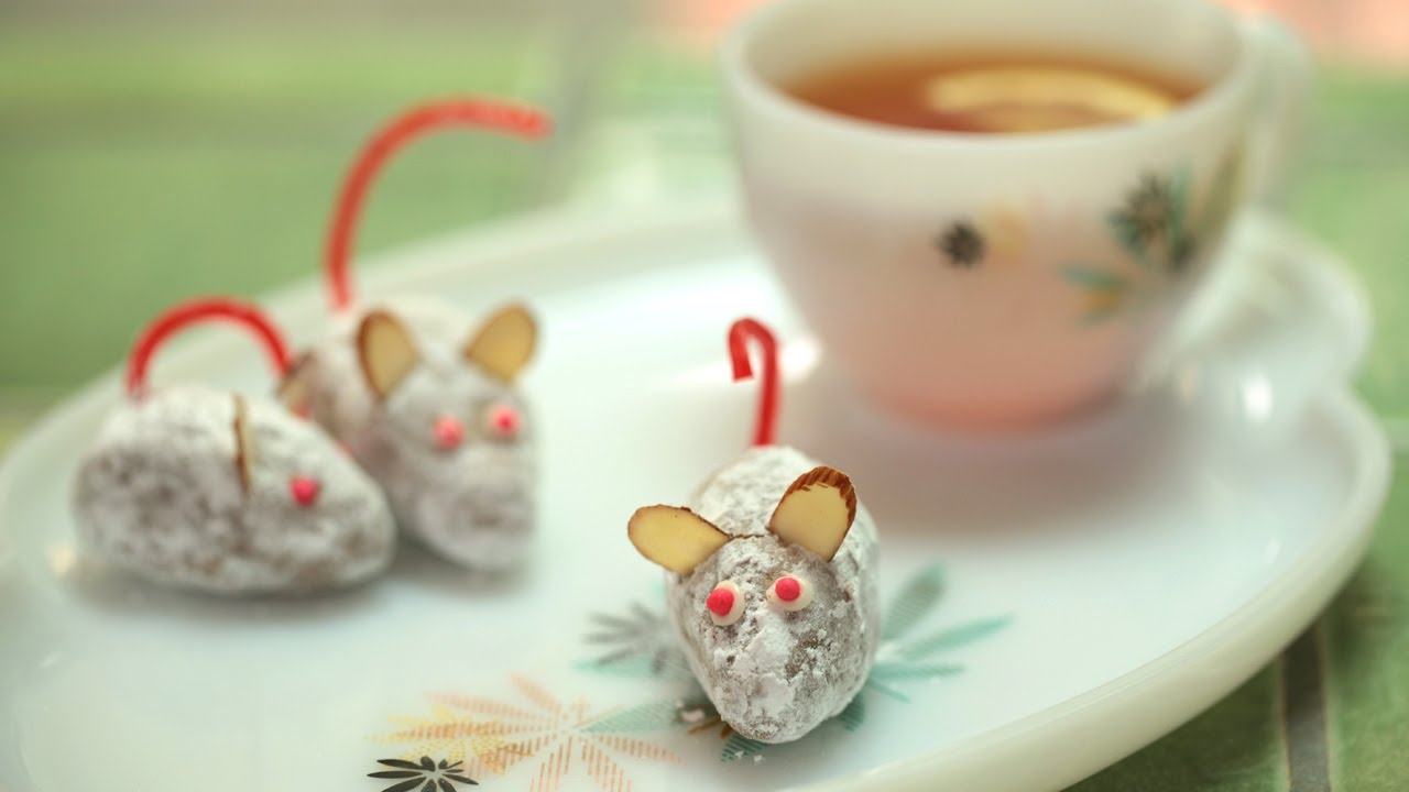 White Chocolate Ginger Mice Truffles Recipe KIN EATS YouTube