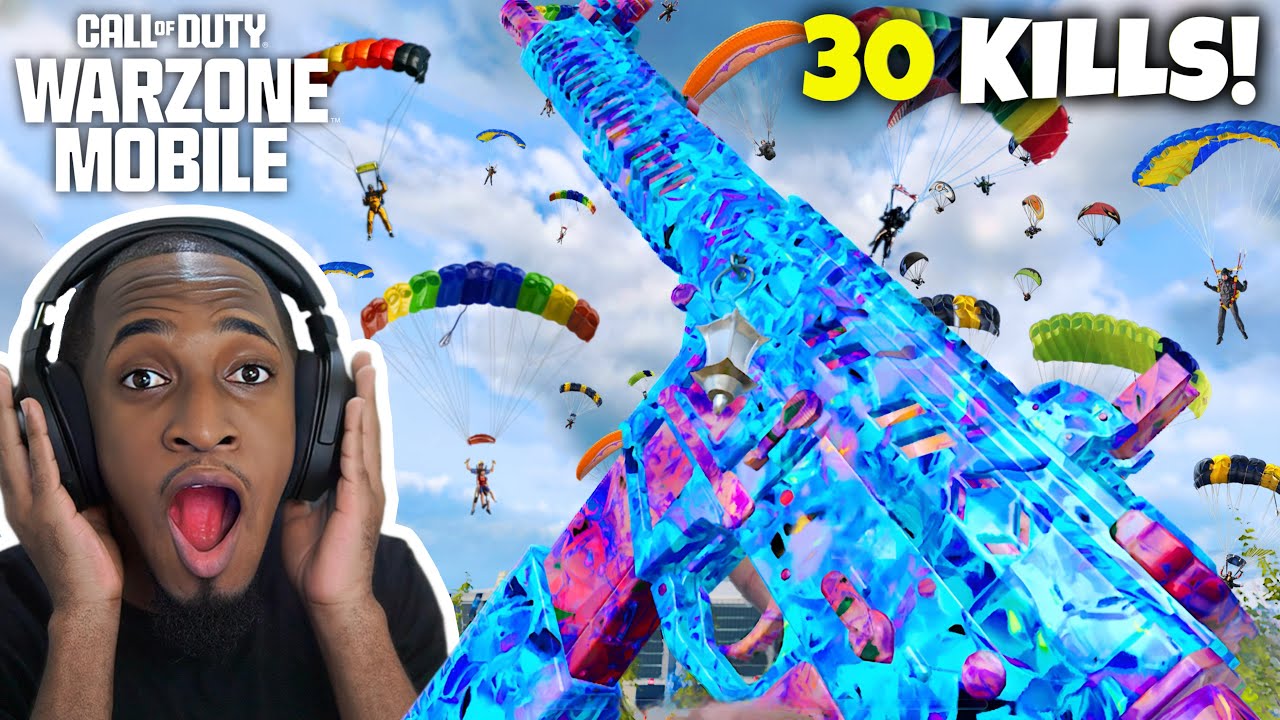 30 KILLS PERSONAL RECORD in Warzone Mobile - YouTube