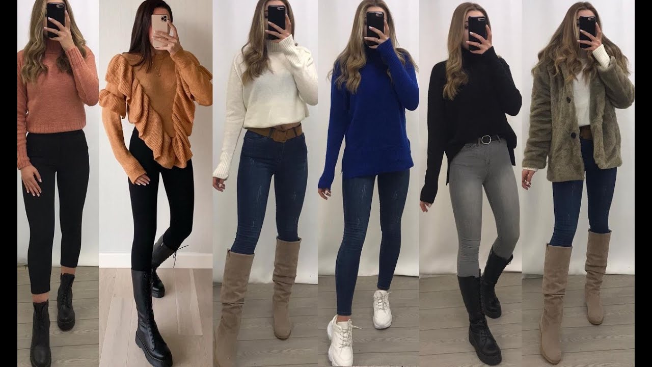 جديد ملابس المراهقات الشتوية 14سنة حتى 18سنة موضة ملابس البنات شتاء 2021 اجمل تنسيقات ملابس مراهقات