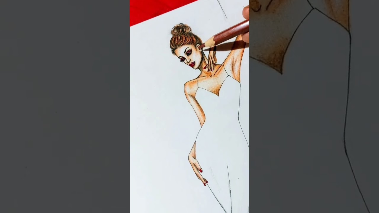 face rendering / fashion illustration 