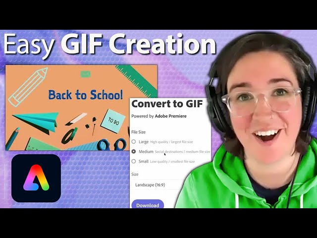 Convert to GIF (FREE)  Adobe Express 