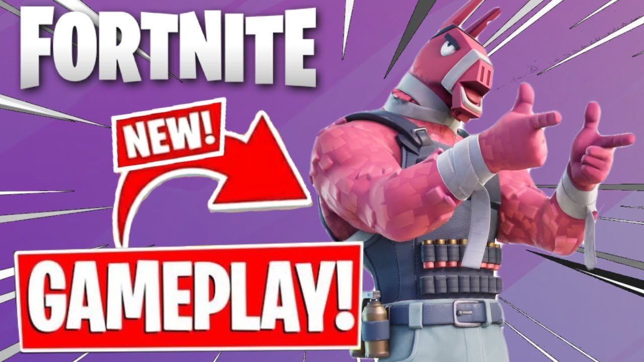 LT. JOHN LLAMA Skin Gameplay In Fortnite