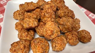 Easy Sausage Balls Recipe | Only 4 Ingredients!