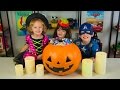 Huge halloween pumpkin surprise bucket surprise toys my little pony moana trolls kinder playtime