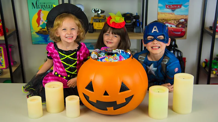 HUGE Halloween Pumpkin Surprise Bucket Surprise To...