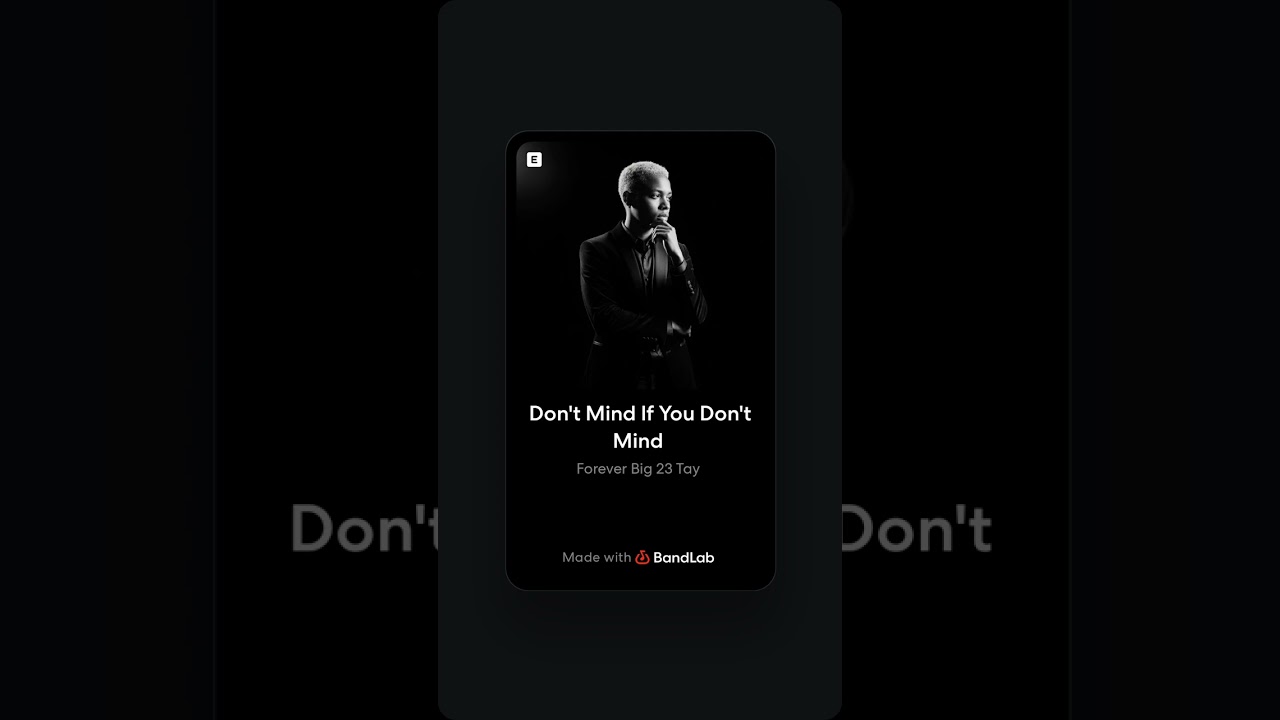 Don't mind If you don't mind 