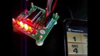 DTMF Decoder module with MT8870 chip