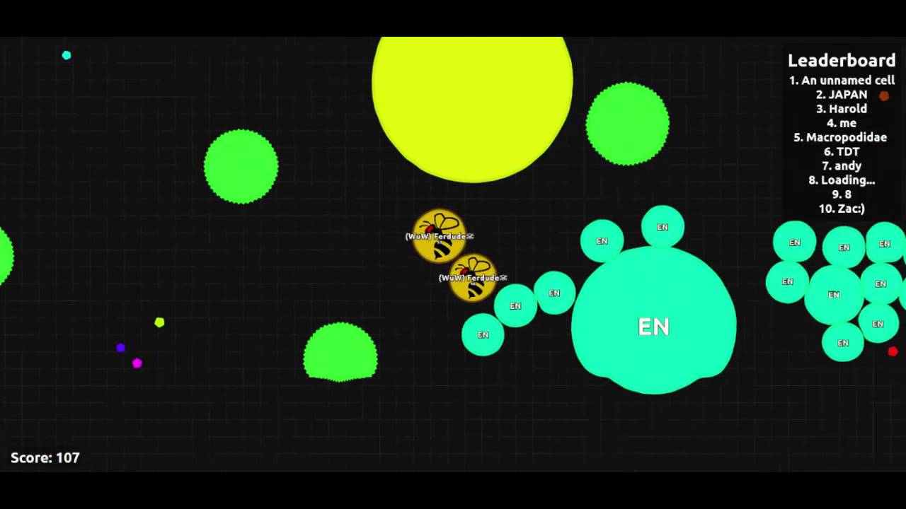 Agar.io-//Ferdude//sologameplay😨👽