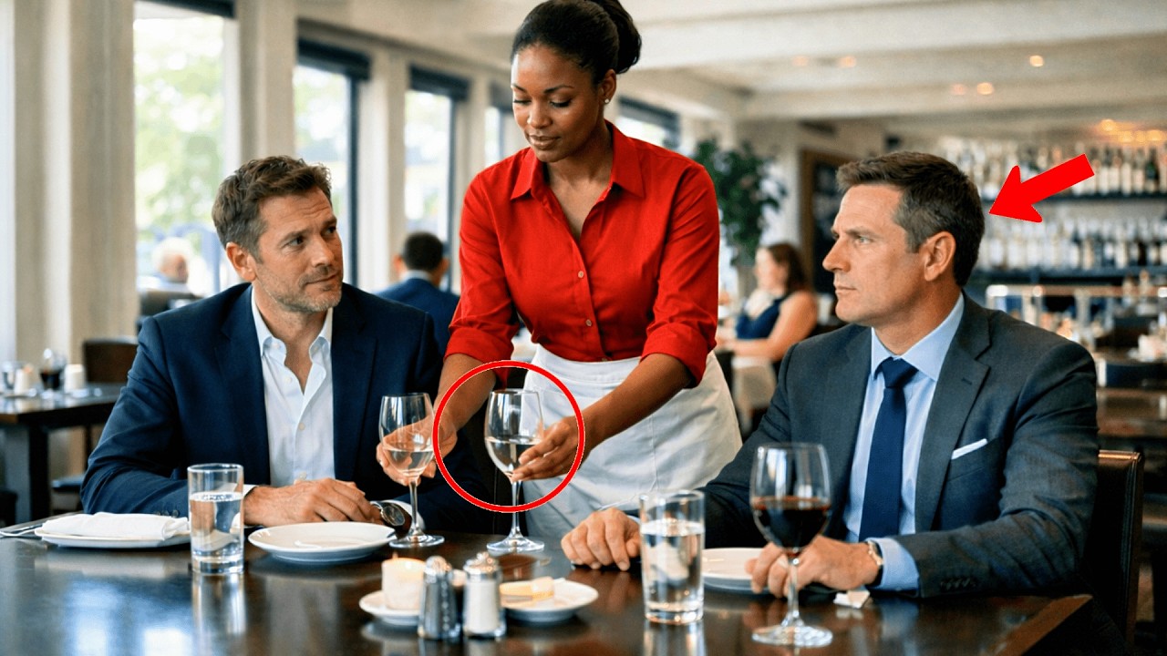 The Black Waitress Switched His Glass in Silence — The Billionaire Realized She Saved His Life