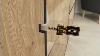 Inset Door Hinge for 12mm Cabinet Side Board