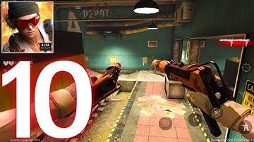 Combat Master Mobile FPS- Part 10- Advanced Pro Gameplay Walkthrough (Android/iOS)