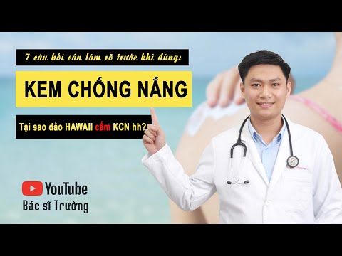 Video: Kem chống nắng nhiệt đới là gì?