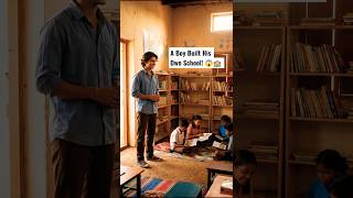A Boy Built His Own School! 😱🏫 | AI Story #shorts