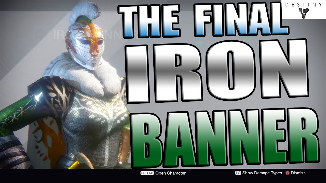 FAREWELL Efrideet! - Final Iron Banner Inventory of Destiny 1 | PS4