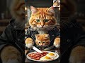 Mom Cat Shares Her Meal With Baby Kitten 🐱❤️ #cat #funny #cute #funnycats #cutecat