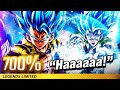 (Dragon Ball Legends) BEYOND DUMB LF GOGETA BLUE DOMINATING THE COMPETITION! WHAT IS THIS!!?!?!?!?!?