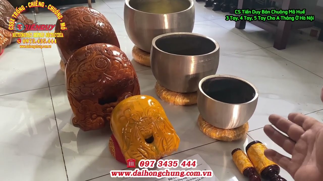 TIẾN DUY BÁN CHUÔNG MÕ HUẾ 3 TAY 4 TAY VÀ 5 TAY CHO ANH THẮNG Ở HÀ NỘI 0973435444