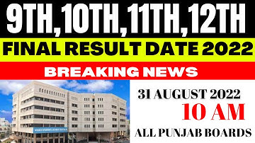 Good News Students Result 2022-9th Result,10th Result Date 2022-11th Result,12th Result Date 2022